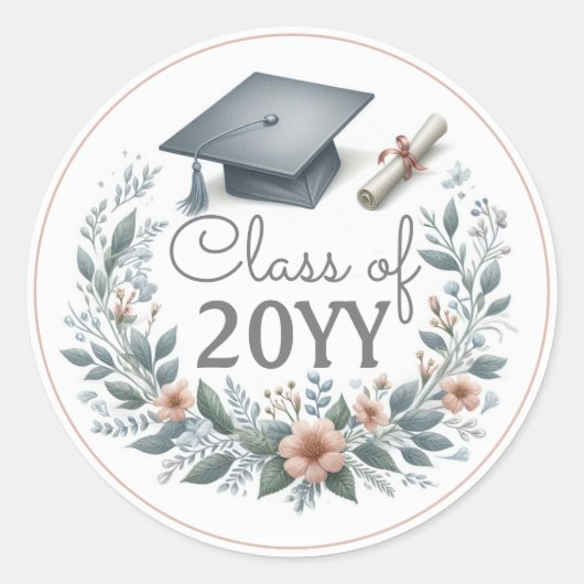 エレガント封筒用シール ラウンドシール (正面)