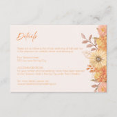 エレガント山花アプリコ結婚ットのエンクロージャカード エンクロージャーカード (正面)