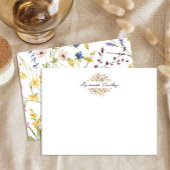 エレガント山花縁ど枠 ノートカード