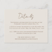 エレガント山詳細結婚ズ エンクロージャーカード (正面)