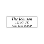 エレガント差出人住所ゴム印 セルフインキングスタンプ (デザイン)