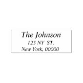 エレガント差出人住所ゴム印 ラバースタンプ (インプリント)