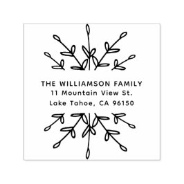 エレガント差出人住所ラベル セルフインキングスタンプ