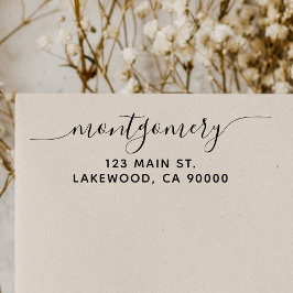 エレガント差出人住所書道自印 セルフインキングスタンプ