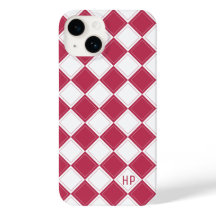 エレガント市松模様にタイルのパタカスタムーン[色]