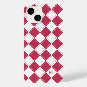 エレガント市松模様にタイルのパタカスタムーン[色] Case-Mate iPhone 14ケース