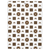 エレガント市松模様にデザイン クリップボード (裏面)