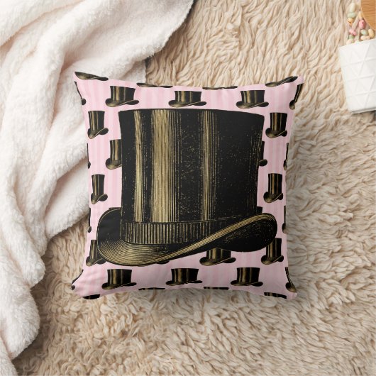 エレガント帽子 クッション (ブランケット)