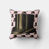 エレガント帽子 クッション (裏面)