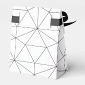 エレガント幾何パタ結婚ーン フェイバーボックス (裏面サイド)