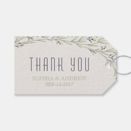 エレガント庭フローララシ結婚ュ感謝していア ギフトタグ