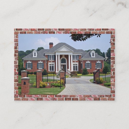 エレガント建築実在名札 名刺 (正面)