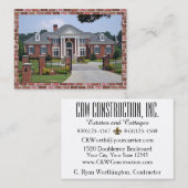 エレガント建築実在名札 名刺 (正面/裏面)