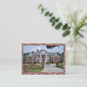 エレガント建築実在名札 名刺 (スタンド正面)