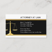 エレガント弁護士名刺 名刺 (正面)