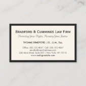 エレガント弁護士法律事務所 名刺 (正面)