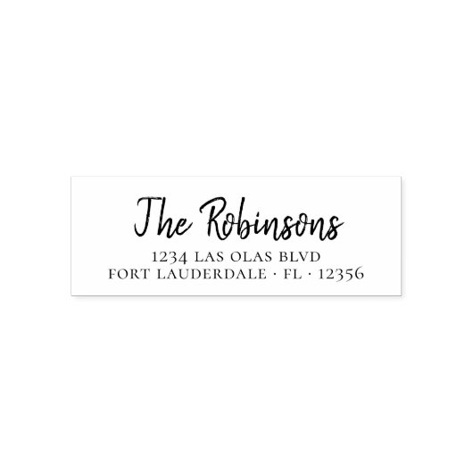 エレガント引っ越し祝いパーティースクリプト差出人住所 セルフインキングスタンプ (デザイン)