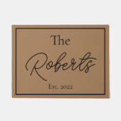 エレガント引っ越し祝いパーティー |新しいホーム |ようこそ ドアマット (正面)