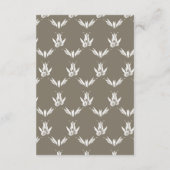 エレガント心地よいライトグリーン結婚フローラ詳細 エンクロージャーカード (裏面)