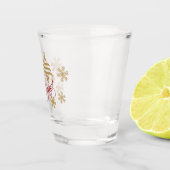 エレガント応援シンプルズメリークリスマスウィッシュ ショットグラス (右)