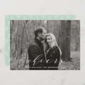 エレガント応援 |ホリデーフォトカード シーズンカード (正面/裏面)