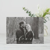 エレガント応援 |ホリデーフォトカード シーズンカード (スタンド正面)