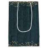 エレガント応援～90年誕生日 ミディアムペーパーバッグ (裏面)