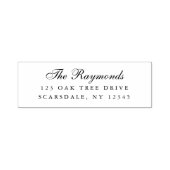 エレガント急性ファミリ名差出人住所 セルフインキングスタンプ (デザイン)