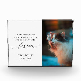 エレガント悔やみや弔慰死別ペットメモリアル フォトブロック