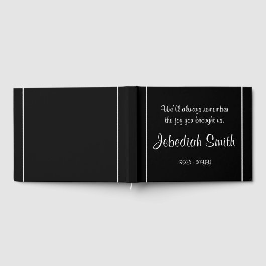 エレガント悔やみや弔慰葬儀案内 ゲストブック (全面)