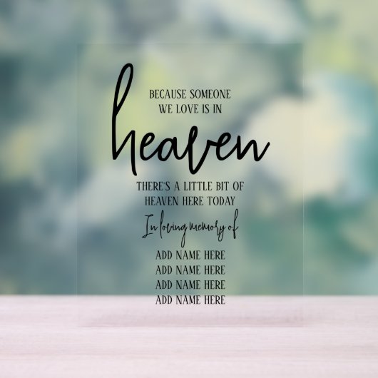 エレガント愛する記憶シンプルの結婚中 アクリルサイン (ニュートラル)