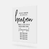 エレガント愛する記憶シンプルの結婚中 アクリルサイン (傾斜)