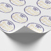 エレガント感動的タイポグラフィ引用文 ラッピングペーパー (角)