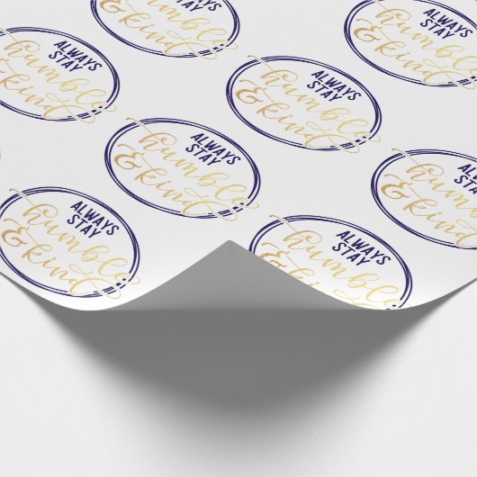 エレガント感動的タイポグラフィ引用文 ラッピングペーパー (角)