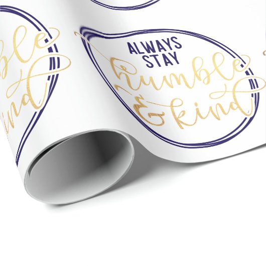 エレガント感動的タイポグラフィ引用文 ラッピングペーパー (ロールコーナー)