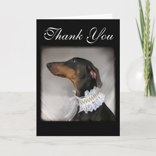 エレガント感謝していは君 サンキューカード (正面)