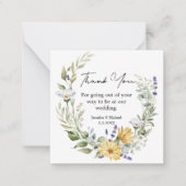 エレガント感謝していスタイリッシュトレンディー ノートカード (正面)