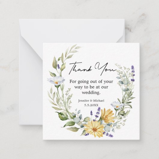 エレガント感謝していスタイリッシュトレンディー ノートカード (正面)