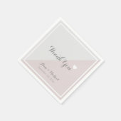 エレガント感謝してい披露宴パーティー スタンダードカクテルナプキン (角)