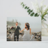 エレガント感謝してい美しい脚本 サンキューカード (スタンド正面)