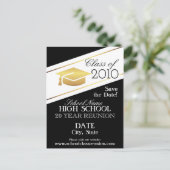 エレガント懇親会デザイン。 ポストカード (スタンド正面)