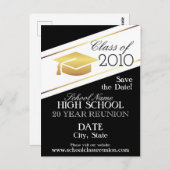 エレガント懇親会デザイン。 ポストカード (正面/裏面)