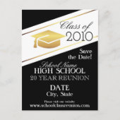 エレガント懇親会デザイン。 ポストカード (正面)