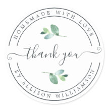 エレガント手作りラヴ白黒ありがとう