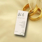 エレガント手書き水色フローラ結婚の プログラム