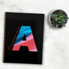 エレガント手紙モダンA黒いプランナー プランナー手帳