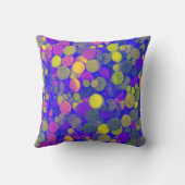 エレガント抽象デザイン付きモダン枕 クッション (裏面)