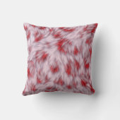 エレガント抽象芸術ふわふわしたファーパターン | クッション (裏面)