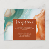 エレガント抽象芸術アガテラモダンコッタ エンクロージャーカード (正面)