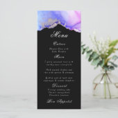 エレガント抽象芸術アメジストブ結婚ラックのメニュー メニュー (スタンド正面)